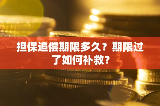 北京担保追偿期限多久？期限过了如何补救？