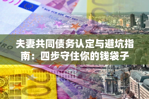 北京夫妻共同债务认定与避坑指南：四步守住你的钱袋子