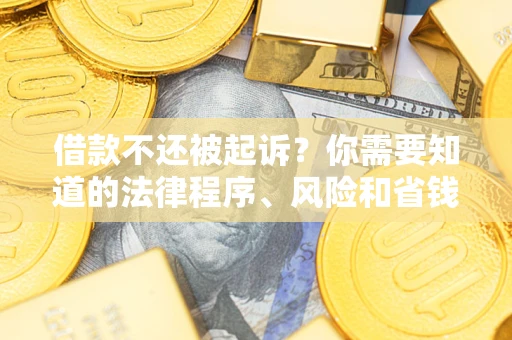 北京借款不还被起诉？你需要知道的法律程序、风险和省钱技巧
