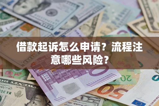 北京借款起诉怎么申请？流程注意哪些风险？