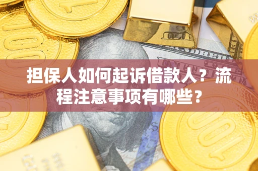 北京担保人如何起诉借款人？流程注意事项有哪些？